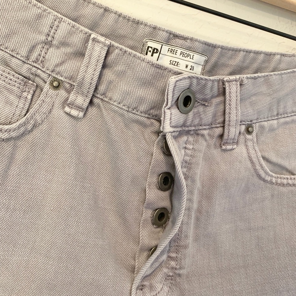 Free People Cutoff Denim Shorts 28 - Picture 2 of 5